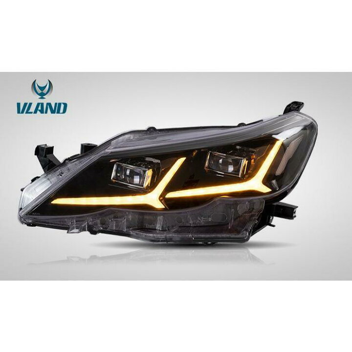 楽天市場】VLAND 流れるウィンカー搭載 前期用 マークx 130系 ヘッド 