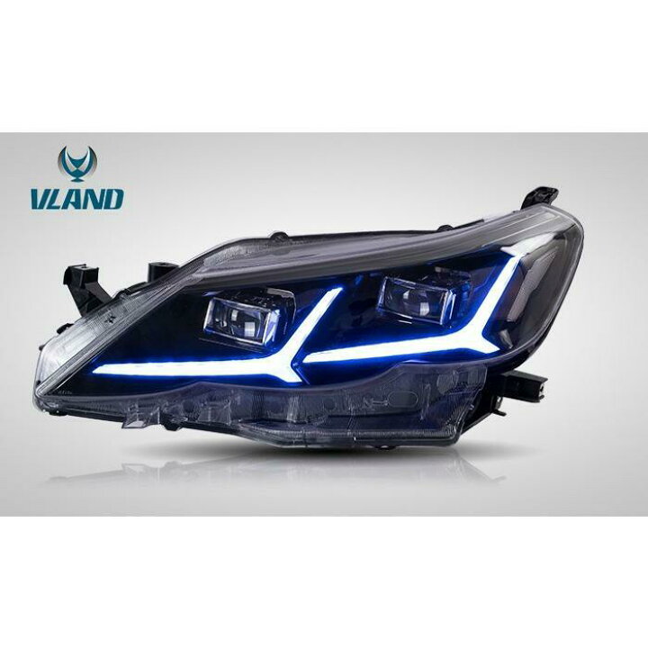 楽天市場】VLAND 流れるウィンカー搭載 前期用 マークx 130系 ヘッド 
