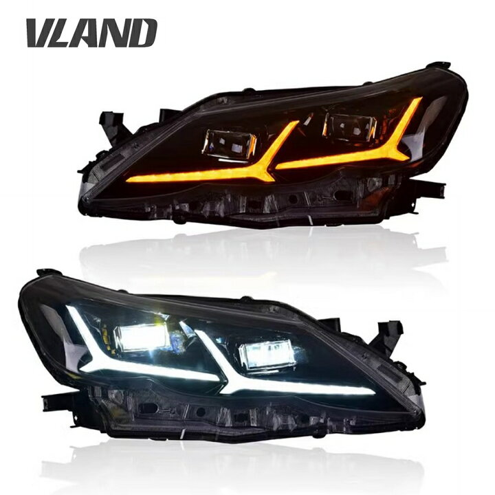 楽天市場】VLAND 流れるウィンカー搭載 前期用 マークx 130系 ヘッド 