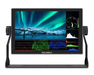 ���^���j�^�[ FEELWORLD S10�@10.1�C���`���C�h(16:9) �t���f�B�X�v���C �����P�x1200nits 12G SDI 4K UHD(4096x2160)�\���@�f�B�A���o�b�e���[���ډ\(F970)