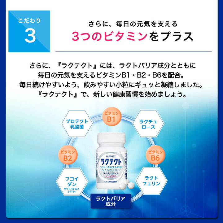 楽天市場】サントリー 公式 ラクテクト プロテクト乳酸菌 