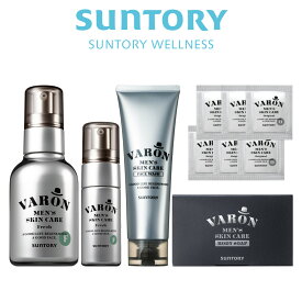 サントリー 公式 VARON ヴァロン オールインワンセラム20ml＋120ml＋フェイスウォッシュ＋ボディソープセット+ パウチ (1ml×2包) × 3個セット ORIGINAL FRESH CLASSIC 無香性