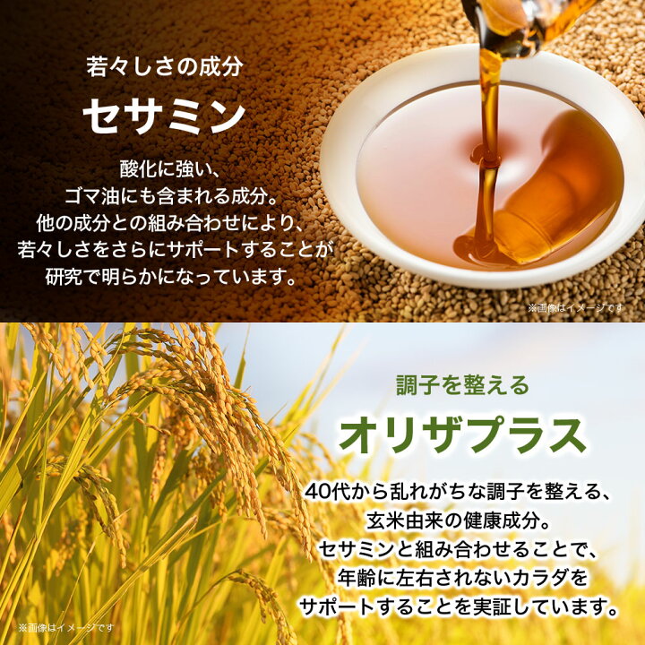 楽天市場】サントリー 公式 セサミンEX ごま オリザプラス セサミン  