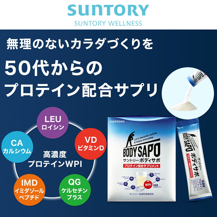 楽天市場】サントリー 公式 ボディサポ プロテイン WPI BCAA 脂質ゼロ 