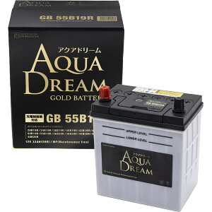 �y���[�J�[�����zAQUA DREAM GOLD BATTERY ���Y�ԗp�o�b�e���[ 19R �ʏ�ԑΉ� �����e�i���X�t���[�^�C�v 32Ah (��Ȍ݊�28B19R 34B19R 38B19R 40B19R 42B19R 44B19R 50B19R 55B19R 36B20R 38B20R 44B20R 46B20R 48B20R) ���S�ۏ�