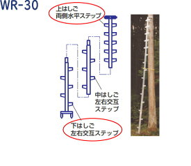 【ポイント5倍キャンペーン実施中】ハラックス アルミ製 枝打はしご ワンダ WR-30