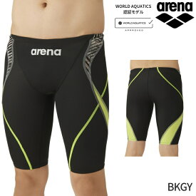 アリーナ arena 競泳水着 メンズ fina承認 WA承認 レーシングスパッツ ハーフレッグ アクアアドバンスド AQUA ADVANCED AS4FRC24M
