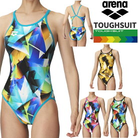アリーナ arena 練習用水着 レディース タフスーツ トレーニングワンピース オープンバック TOUGHSUIT 競泳水着 AS4FWM13W