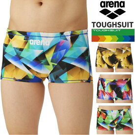 アリーナ arena 練習用水着 メンズ タフスーツ トレーニングスパッツ ショートレッグ TOUGHSUIT 競泳水着 AS4FWM20M