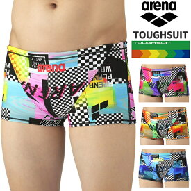 アリーナ arena 練習用水着 メンズ タフスーツ トレーニングスパッツ ショートレッグ TOUGHSUIT 競泳水着 AS5FWM23M