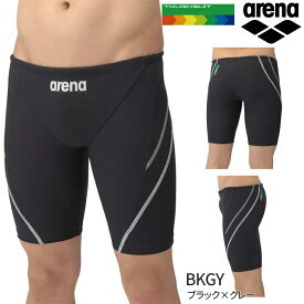 アリーナ arena 練習用水着 メンズ タフスーツ トレーニングスパッツ ハーフレッグ TOUGHSUIT 競泳水着 AS5SWM00M