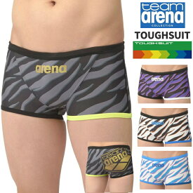 アリーナ arena 練習用水着 メンズ タフスーツ トレーニングスパッツ ショートレッグ TOUGHSUIT 競泳水着 AS5SWM04M