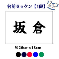 【お買い物マラソン期間P5倍】名前 ゼッケン 1段 書体・色が選べるプリント ゼッケン 26×18cm