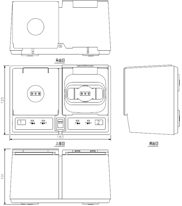 楽天市場】TOA ワイヤレスマイク用充電器 BC-1000 : サンワード