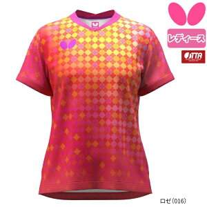 バタフライ BUTTERFLY 卓球 ユニフォーム ミナレア・シャツ レディース ゲームシャツ 46549