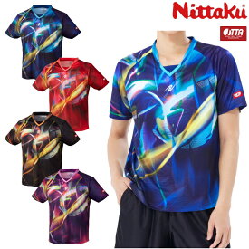 ニッタク Nittaku 卓球ユニフォーム スカイトリックシャツ メンズ レディース ジュニアサイズ対応 NW-2207