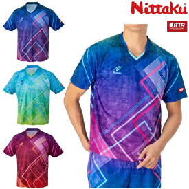 ニッタク Nittaku 卓球ユニフォーム ブライトネオンシャツ メンズ レディース ジュニアサイズ対応 NW-2212