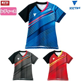 VICTAS ヴィクタス V-LGS224 卓球ユニフォーム ゲームシャツ レディース 512103