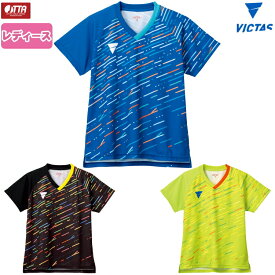 VICTAS ヴィクタス V-LGS306 卓球ユニフォーム ゲームシャツ レディース 512304