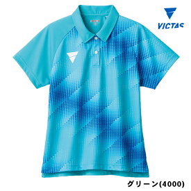 VICTAS ヴィクタス V-LGS415 卓球ユニフォーム ゲームシャツ 衿付き レディース 512405