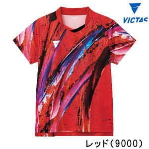VICTAS ヴィクタス 卓球ユニフォーム ゲームシャツ V-OGS418 グレー ブルー レッド メンズ レディース 512406