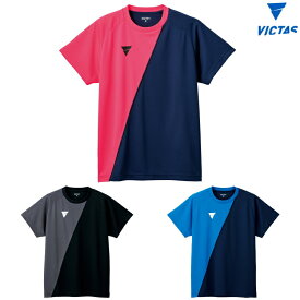 【お買い物マラソン 最大2000円offクーポン配布中】VICTAS ヴィクタス 卓球Tシャツ V-TS230 メンズ レディース 532101