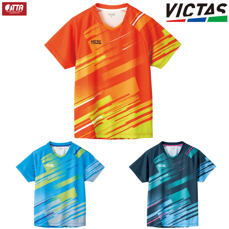 VICTAS PLAY ヴィクタス 卓球ユニフォーム エナジー ゲームシャツ メンズ レディース 612202 サンワード