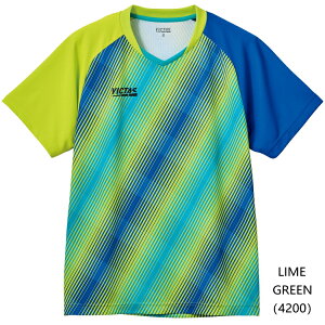 VICTAS PLAY ヴィクタス 卓球ユニフォーム バイアスストライプ ゲームシャツ メンズ レディース 612301