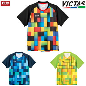VICTAS PLAY ヴィクタス 卓球ユニフォーム パズル ゲームシャツ メンズ レディース 612302