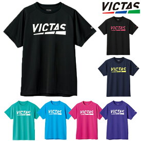 【お買い物マラソン 最大2000円offクーポン配布中】VICTAS PLAY ヴィクタス 卓球Tシャツ プレイロゴティー メンズ レディース 632101