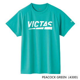 【お買い物マラソン 最大2000円offクーポン配布中】VICTAS PLAY ヴィクタス 卓球Tシャツ プレイロゴティー メンズ レディース 632101