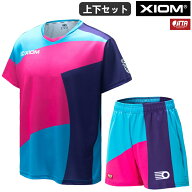 XIOM エクシオン トロン TRON シャツ＆パンツ 上下セット 卓球 ユニフォーム メンズ レディース 1039 3009