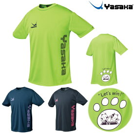 ヤサカ 卓球 Tシャツ ロゴにゃんこTシャツ3 メンズ レディース Y-853
