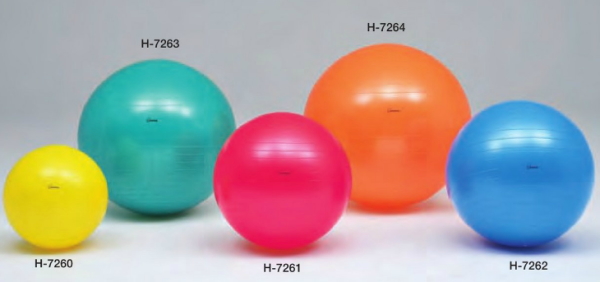 トーエイライト(TOEI LIGHT) ボディーボール 55cm （レッド） アンチバーストタイプ H-7261 エクササイズボール