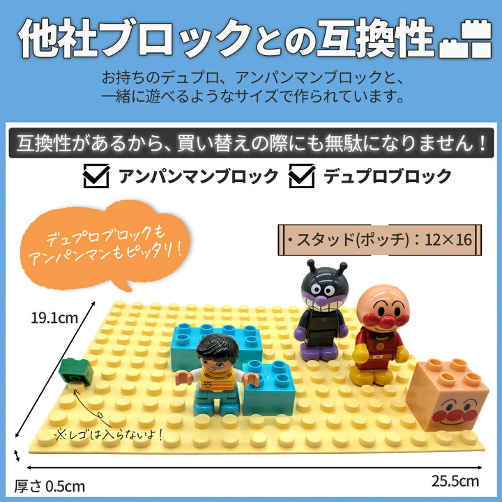 楽天市場】【レビューキャンペーン】ブロック基礎板セット デュプロや 