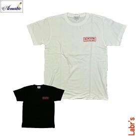 【20％OFF！】【Acoustic/アコースティック】10LOGOS S/S TEE SHIRTSテンロゴ 半袖 Tシャツ【ネコポス便可】※2枚以上のご注文は宅配便に変更