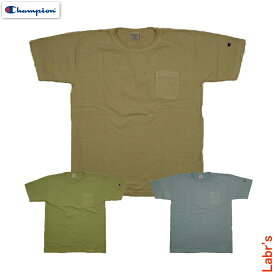 【Champion/チャンピオン 】C5-V306T1011 US T-SHIRTティーテンイレブン US ポケットTシャツ（草木染加工）【ネコポス便のみ可】※2枚以上は宅配便で発送！【10P03Dec16】