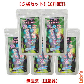 【 馬ぶどう茶 】5袋セット（ぶすの実茶・野ぶどう茶） 4g×20包ティーバック入り　「（有）やないづ食品」（無農薬国産品）