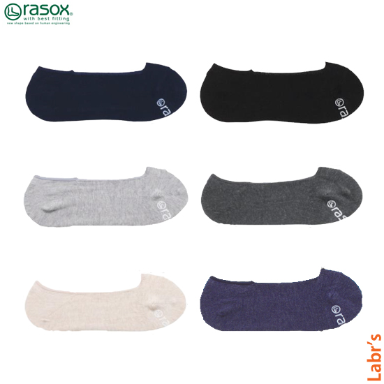 rasox ラソックス UNISEX ベーシック カバー ソックス 靴下 ２足まで 百貨店 ネコポス便可 日本産 10P03Dec16 メール便可