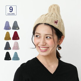 帽子 VA13-060 アニマル刺繍トップシェードワッチ レディース 秋冬 シンプル 女性用 カジュアル