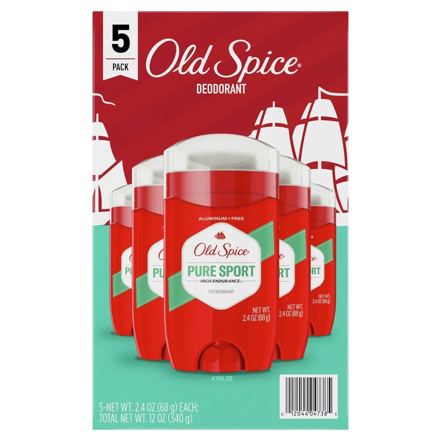 【楽天市場】【送料無料】 デオドラント ピュアスポーツ 68g 5本セット アメリカ製 オールドスパイス 夏【Old Spice】 Pure  Sport Deodorant 3 oz 5 pack : VitaCafe