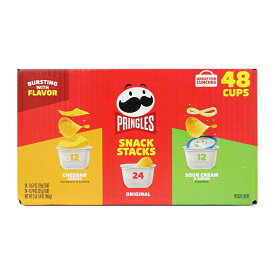 【送料無料】プリングルス ポテトチップス バラエティパック 3種類 48個入り お菓子 スナック 大容量 960g【Pringles】Potato Crisps Snack Stacks Variety Pack (3 Flavors), 48 Cups