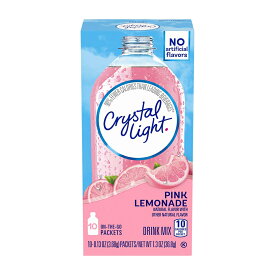 【送料無料】 オンザゴー ドリンクミックス ピンクレモネード 10パック クリスタルライト【Crystal Light】On The Go Drink Mix Pink Lemonade 10 Packets