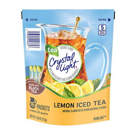 【送料無料】 レモンアイスティー ピッチャーパック ドリンクミックス 16個入り 大容量 クリスタルライト【Crystal Light】Pitcher Packs Drink Mix Lemon Iced Tea 16 Packets
