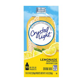 【送料無料】 オンザゴー ドリンクミックス レモネード 10パック クリスタルライト【Crystal Light】On the Go Drink Mix Lemonade 10 Packets