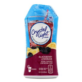 【送料無料】 リキッドドリンクミックス ブラックベリーレモネード 約24杯分 48ml クリスタルライト【Crystal Light】Liquid Drink Mix Blackberry Lemonade 1.62 fl oz