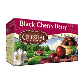 【送料無料】 ハーブティー ブラックチェリーベリー カフェインフリー 20個入り ティーバッグ セレッシャルシーズニングス【Celestial Seasonings】Herbal Tea Black Cherry Berry 20 Tea Bags