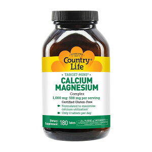 yz JVE }OlVE RvbNX 180 ^ubg Jg[CtyCountry LifezCalcium-Magnesium Complex, 180 Tablets