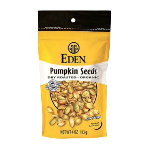 yz I[KjbN pvLV[h J{`̎ 113g Gft[hyEden FoodszOrganic Pumpkin Seeds 4 OZ
