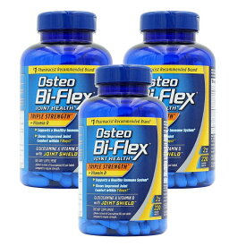 【送料無料】 3個セット ビタミンD配合 グルコサミン コンドロイチン 220粒 タブレット オステオバイフレックス【Osteo Bi-Flex】Osteo Bi-Flex with Vitamin D Glucosamine Chondroitin, 220 Tablets